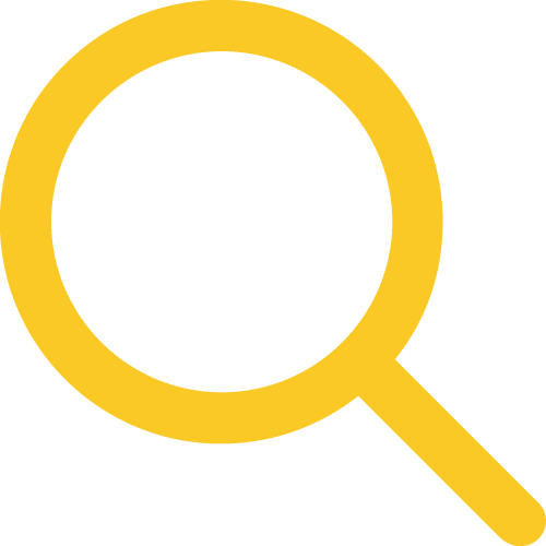 icon of magnifying glass for executive search and selection services